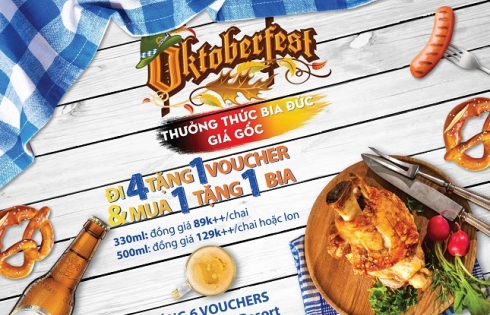 Trải nghiệm ẩm thực Đức tại lễ hội Oktoberfest cùng Hoàng Yến Buffet Premier
